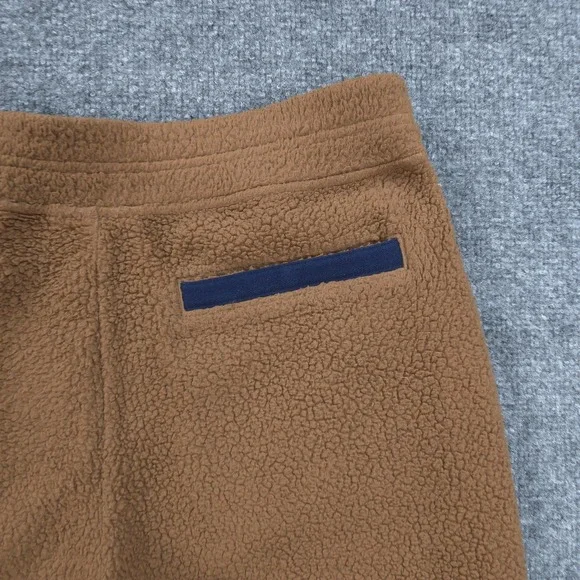 Patagonia Pants Womens M Brown Shearling Crops Fleece Sweatpants Hiking Outdoors - Picture 12 of 12